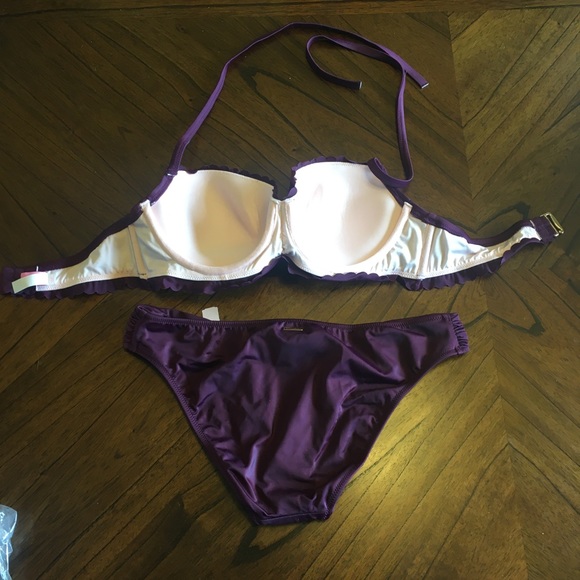 NWT VS GETAWAY Bikini Black Orchid - Picture 3 of 8